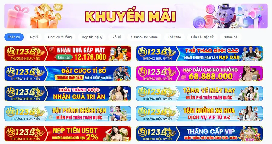 Khuyến mãi 123B