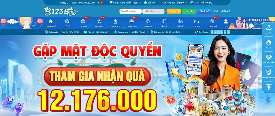 Trang chủ chính thức của 123B